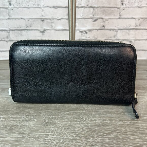 Coach Zip Around Accordion wallat black - Picture 2 of 6